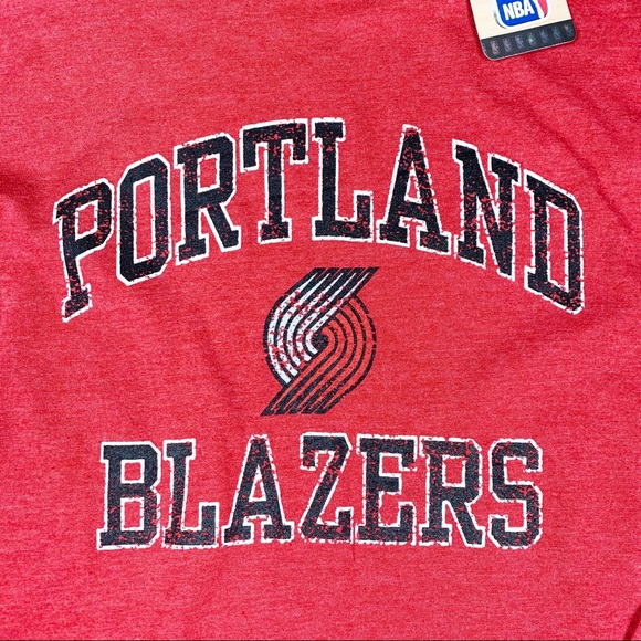 ⭐️Portland Blazers Boys Long Sleeve Shirt Large - Picture 4 of 4